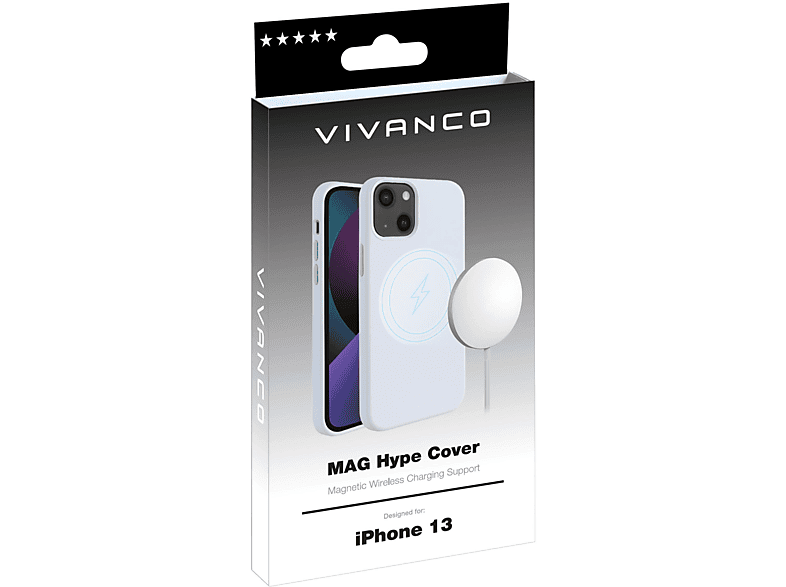 Thumbnail - VIVANCO Mag Hype, Backcover, Apple, iPhone 13, Blau