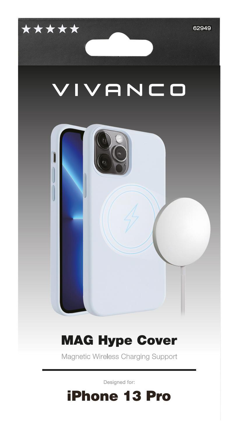 Backcover, Mag VIVANCO Apple, Hype, 13 iPhone Pro, Blau