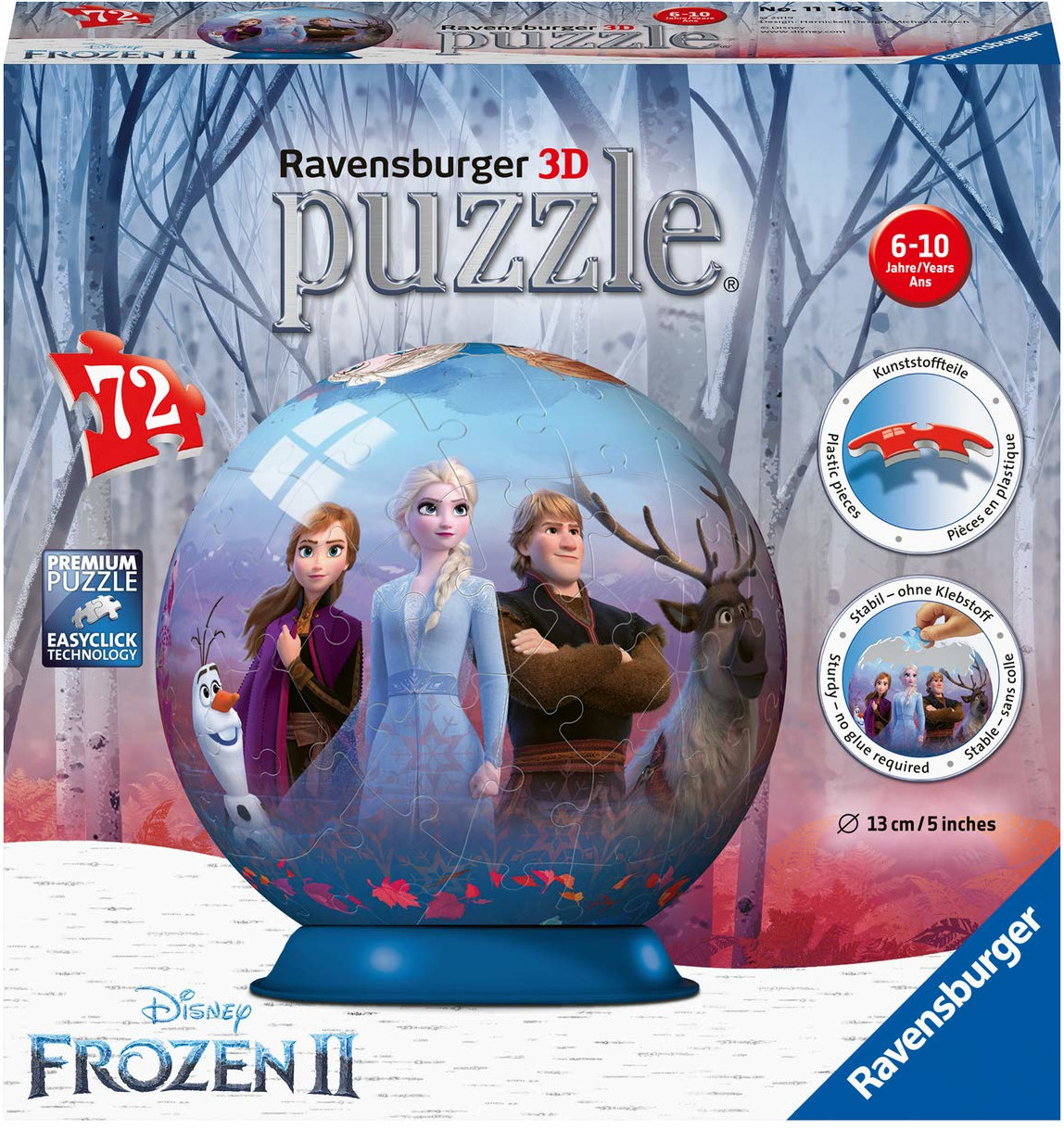 Puzzel 3D Frozen II - 72 stks