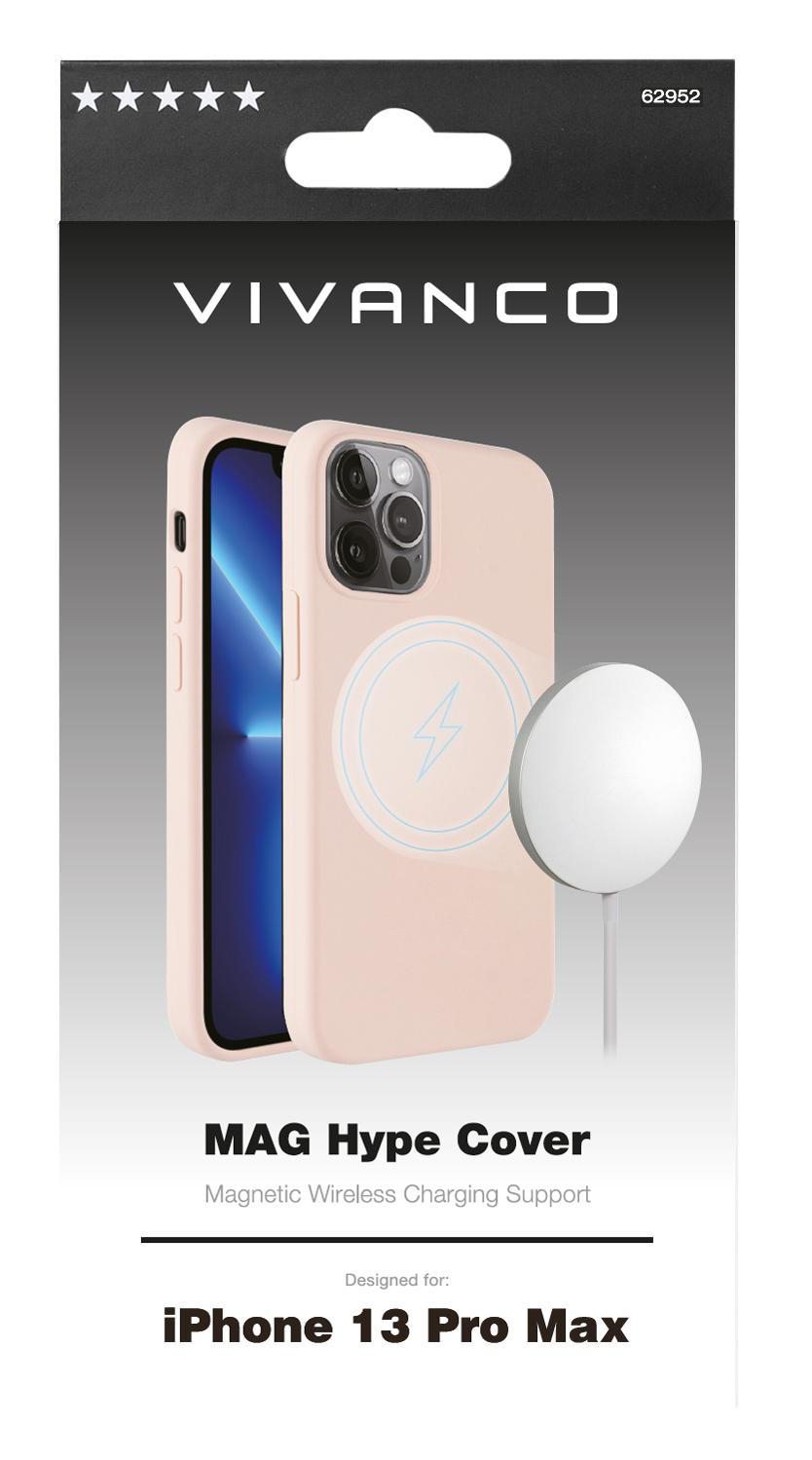 VIVANCO Backcover, Rosa Max, iPhone Apple, Pro Mag 13 Hype,