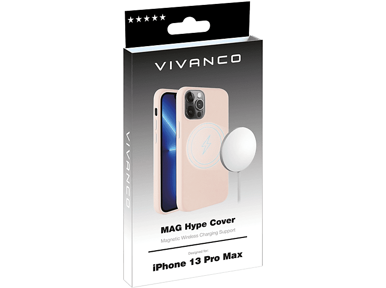 Thumbnail - VIVANCO Mag Hype, Backcover, Apple, iPhone 13 Pro Max, Rosa