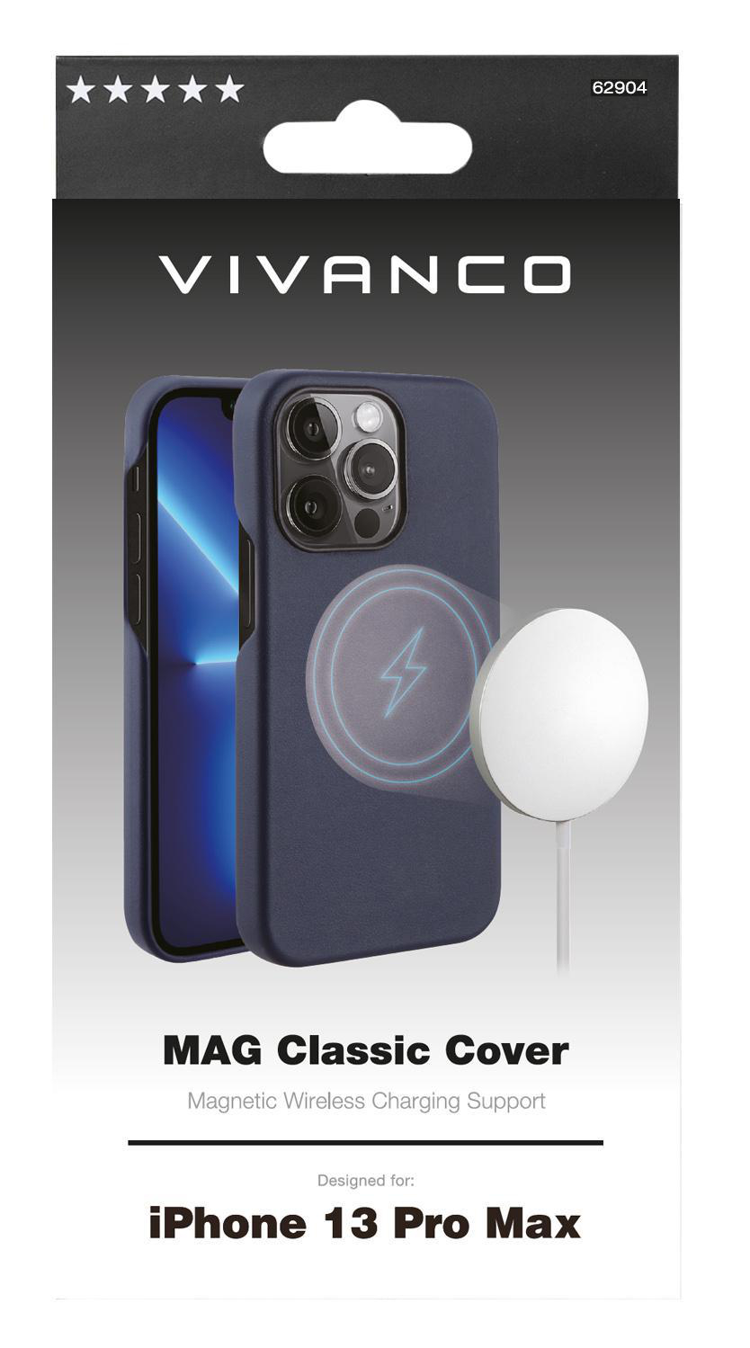 Apple, Classic, 13 Mag Max, Pro VIVANCO iPhone Backcover, Blau