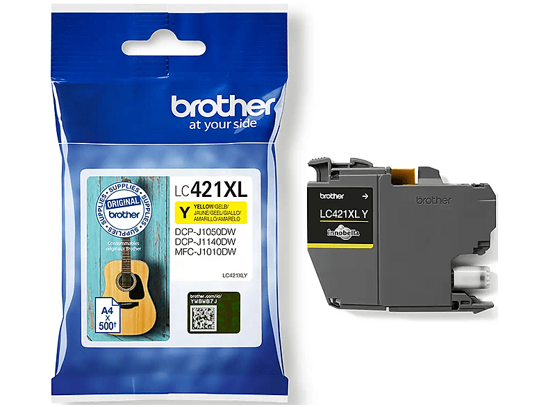 BROTHER LC-421XLY Gelb; Tintenpatrone — Foto 2 von 4