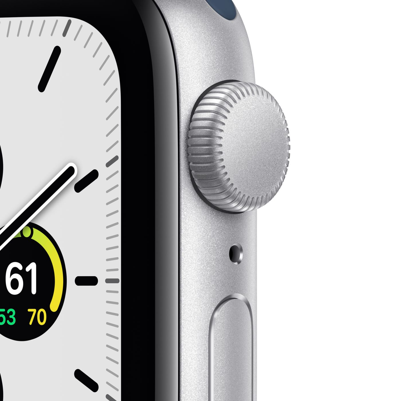 APPLE Watch Series SE 1.Nesil GPS, 40mm Gümüş Rengi Alüminyum Kasa ve Spor Kordon