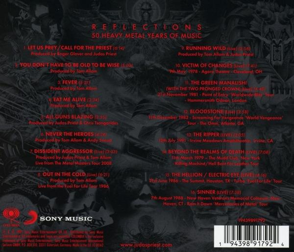 Metal Music - Years Reflections - Heavy Priest of 50 Judas - (CD)