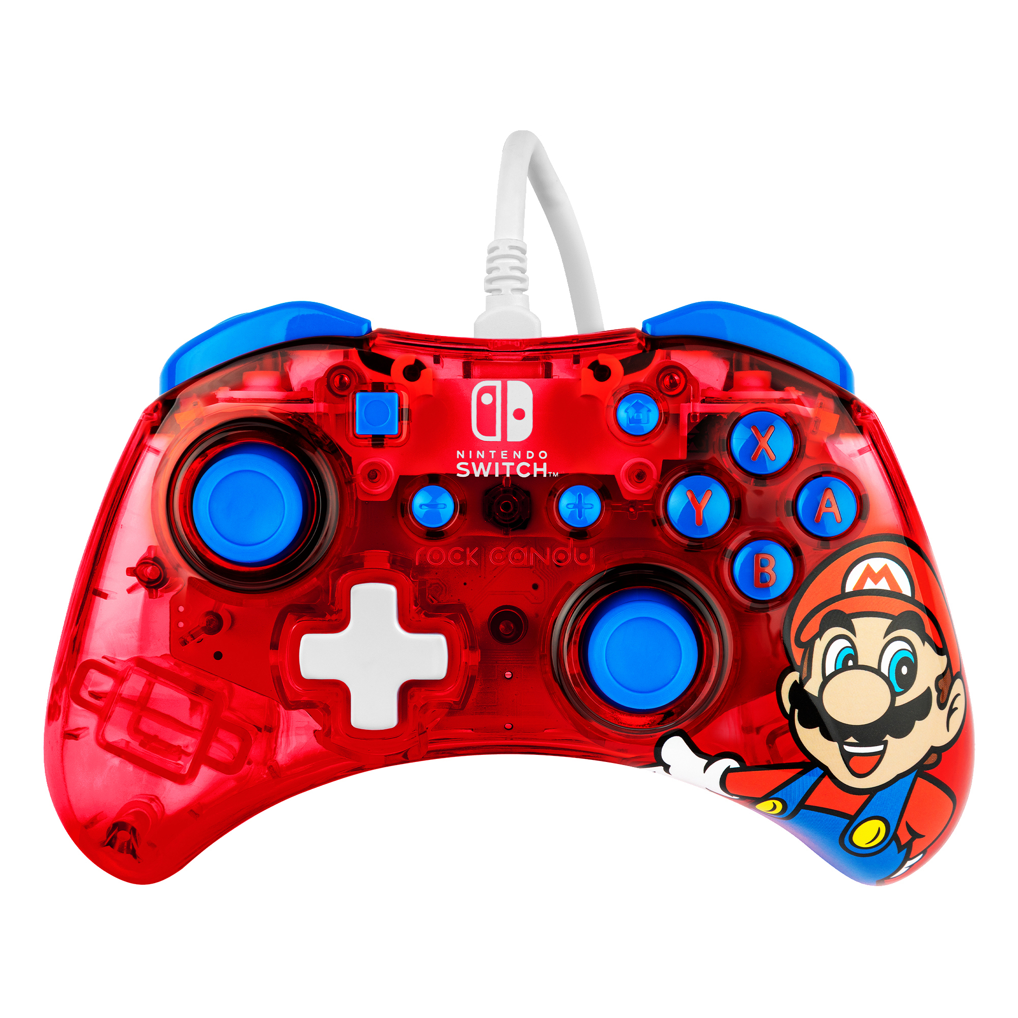 PDP LLC Mehrfarbig Mario für Candy™: Nintendo Rock Punch Switch Controller