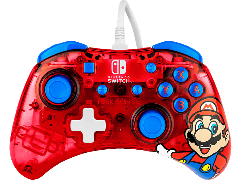 PDP LLC Rock Candy™: Mario Punch Controller Mehrfarbig für Nintendo Switch
