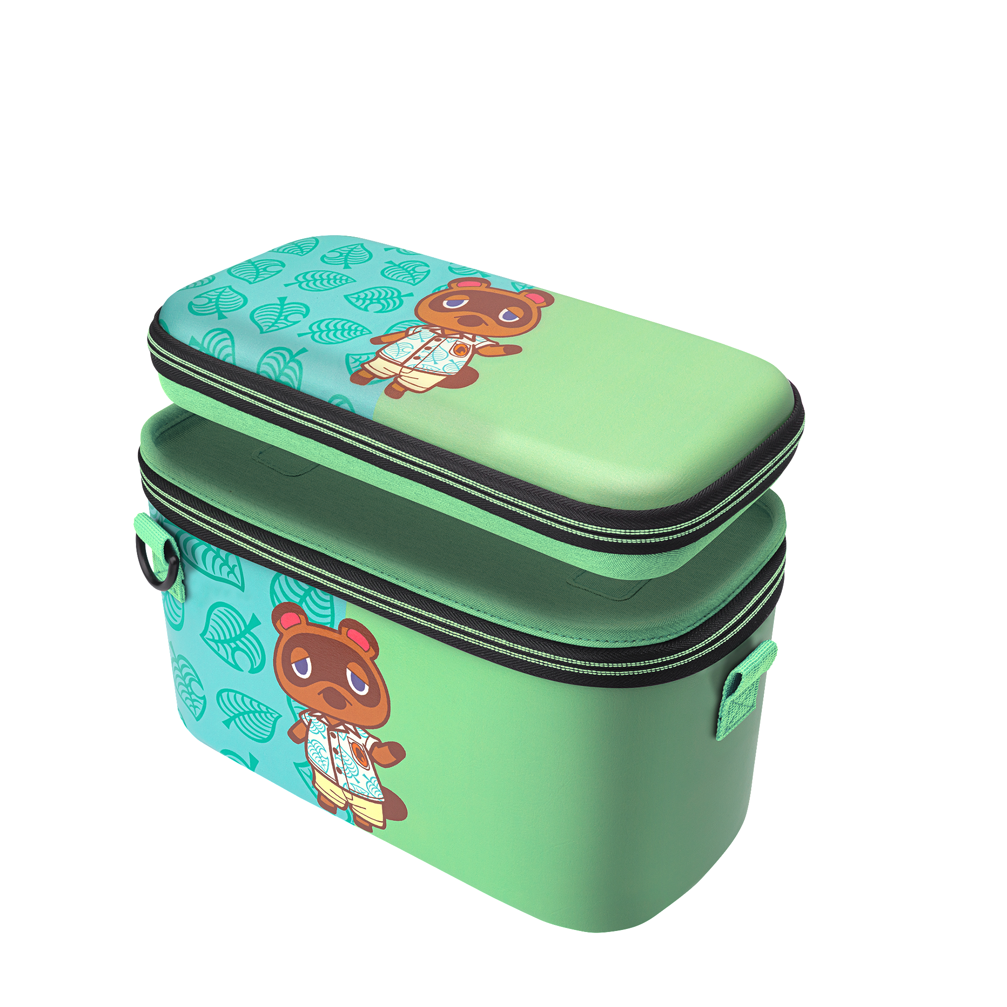 PDP LLC Pull-N-Go-Koffer: Animal Crossing Tom Nook, Tasche für Konsole, Mehrfarbig