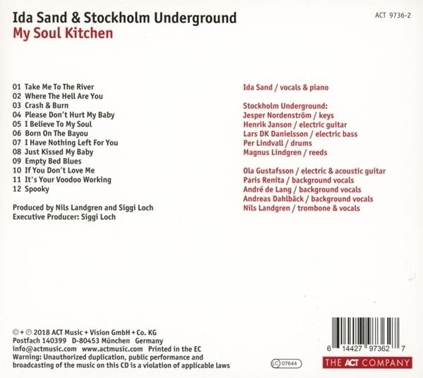 Albumcover mit Text, der Songtitel und Credits auflistet.