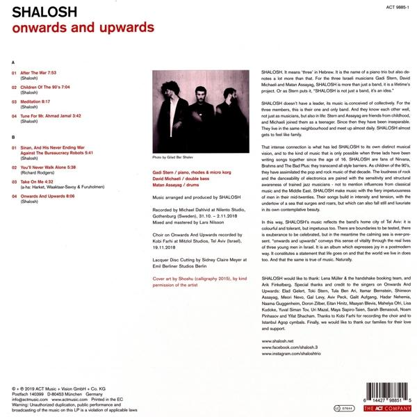 Upwards Onwards Shalosh - (Vinyl) And -