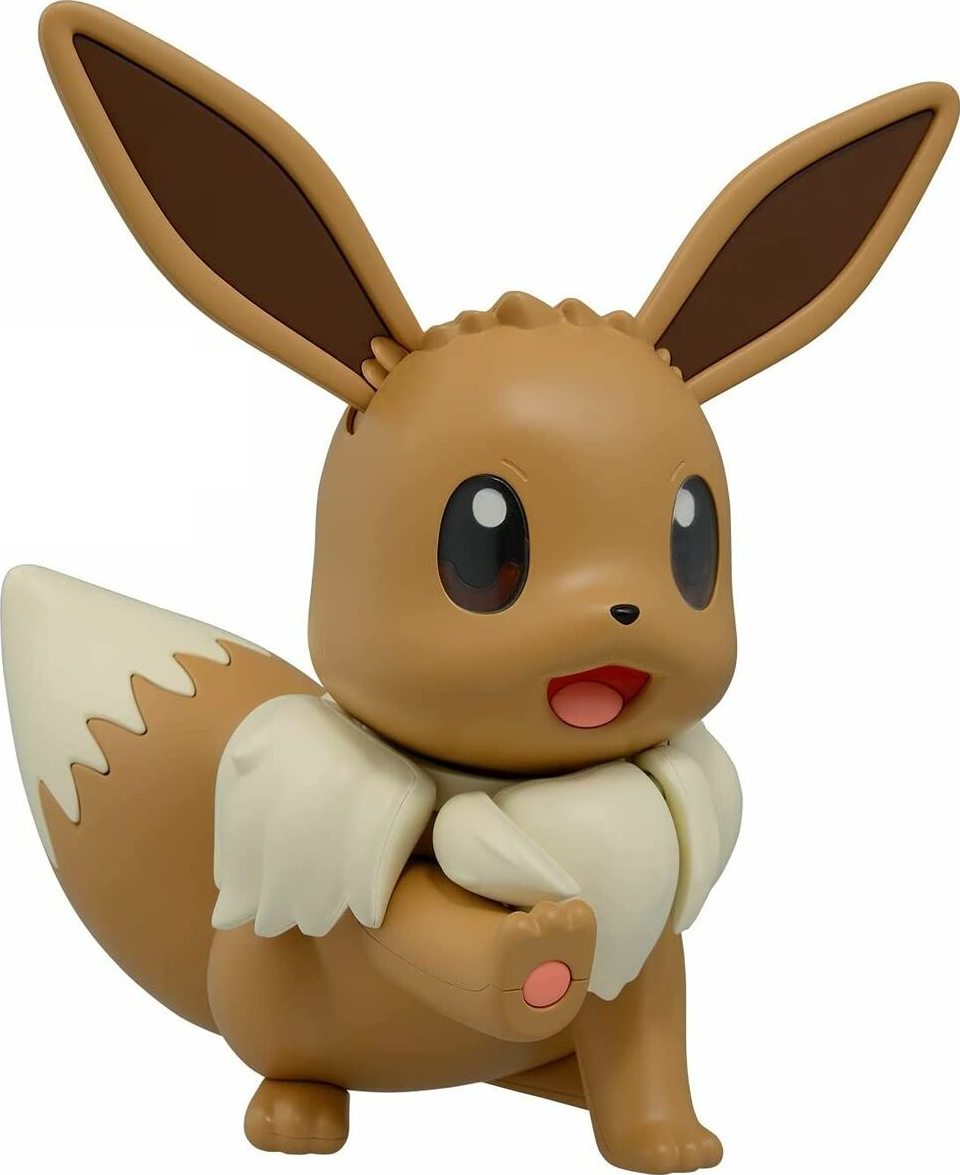 BANDAI NAMCO Pokémon Plamo Collection Big 02 - Évoli - Maquette (Marron / crème / noir)