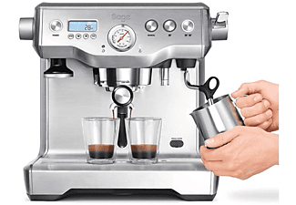 SAGE THE DUAL BOILER MACCHINA CAFFÉ AUTOMATICA, BRUSHED STAINLESS STEEL