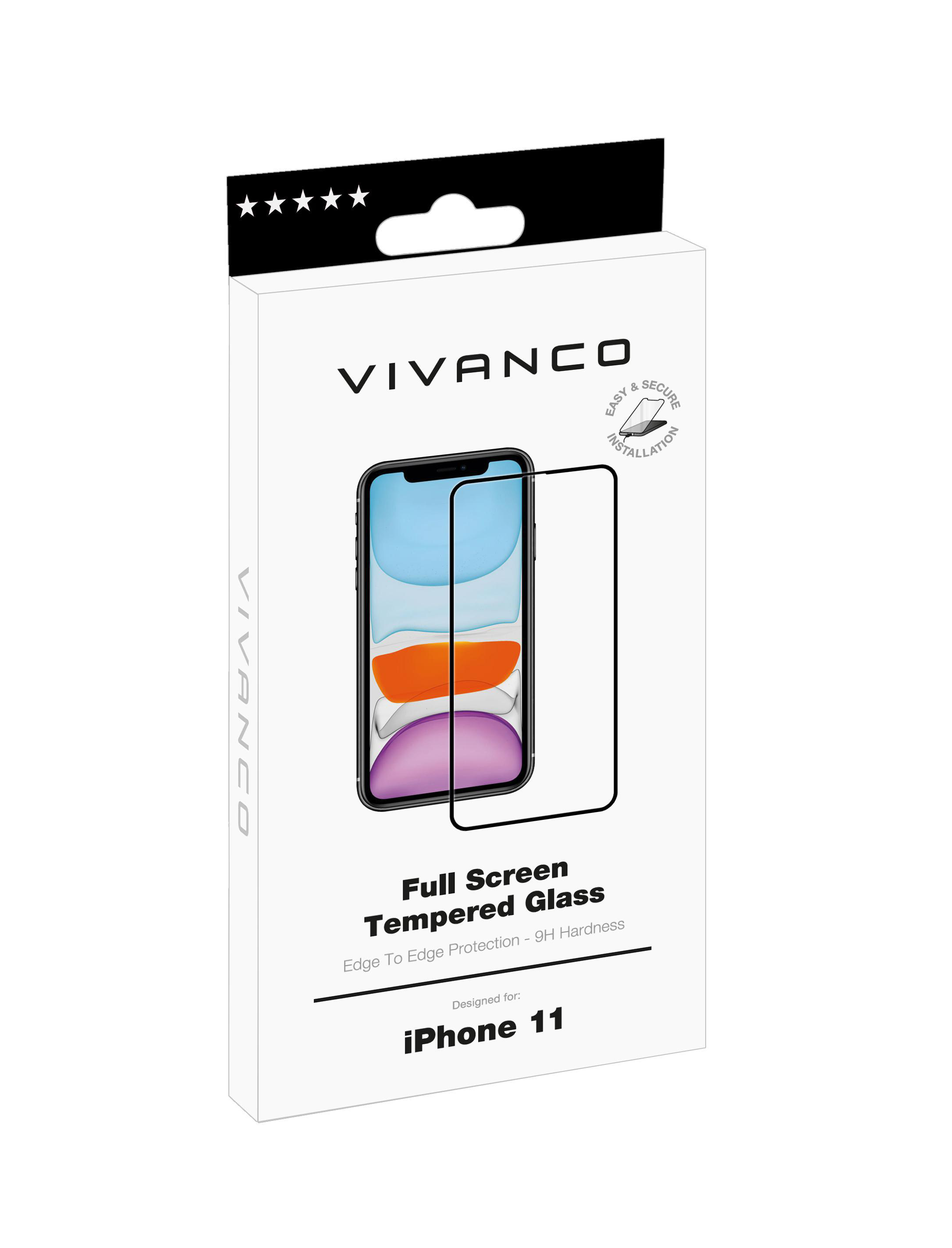 Apple iPhone 11, Displayschutz Screen iPhione VIVANCO (für Full Xr)