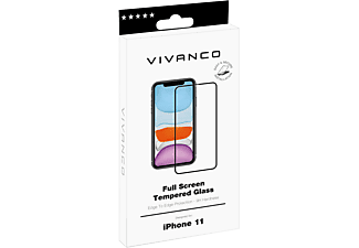 VIVANCO Full Screen Displayschutz (für Apple iPhone 11, iPhione Xr)