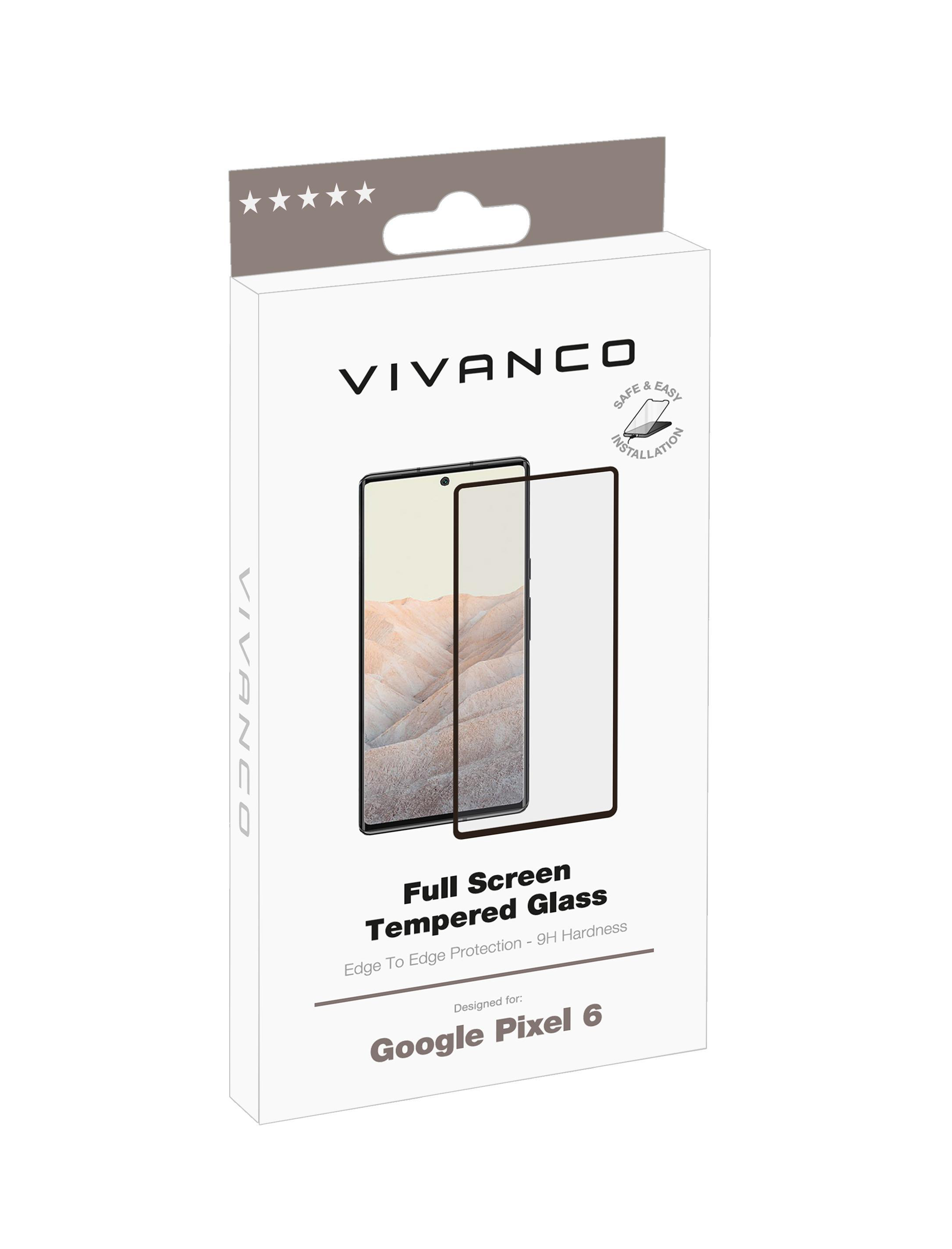 Pixel VIVANCO Full (für 6) Google Displayschutzglas Screen
