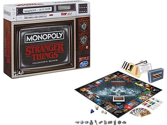 HASBRO Monopoly : Stranger Things - Édition Collector (français) - Brettspiel (Mehrfarbig)