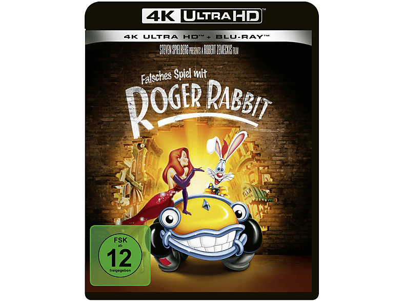 Falsches Spiel mit Roger Rabbit 4K Ultra HD Bluray + Bluray auf 4K