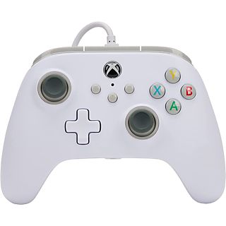 Mando Xbox - Power A B08F436VBJ, Para Xbox Series S|X, Cable, Blanco