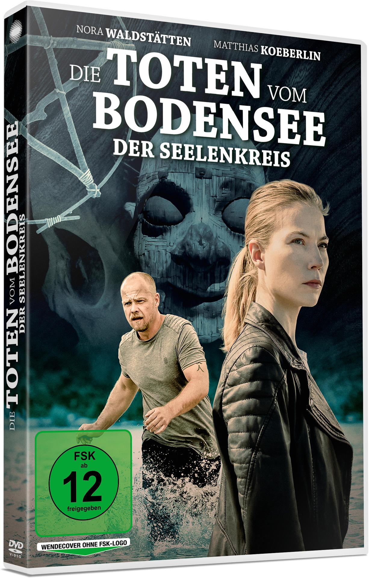 DVD-Cover eines Films mit Schauspielern. Der Titel ist auf Deutsch. Eine Frau rechts, ein Mann links.