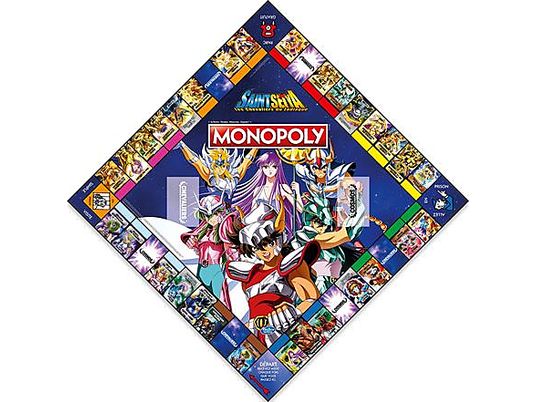 WINNING MOVES Monopoli: Saint Seiya - Les Chevaliers du Zodiaque (français) - Gioco da tavolo (Multicolore)