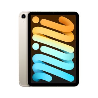 APPLE iPad mini (2021 6ª gen), 64 GB, Blanco estrella, WiFi + Cell, 8.3 ", Retina, Chip A15 Bionic, iPadOS