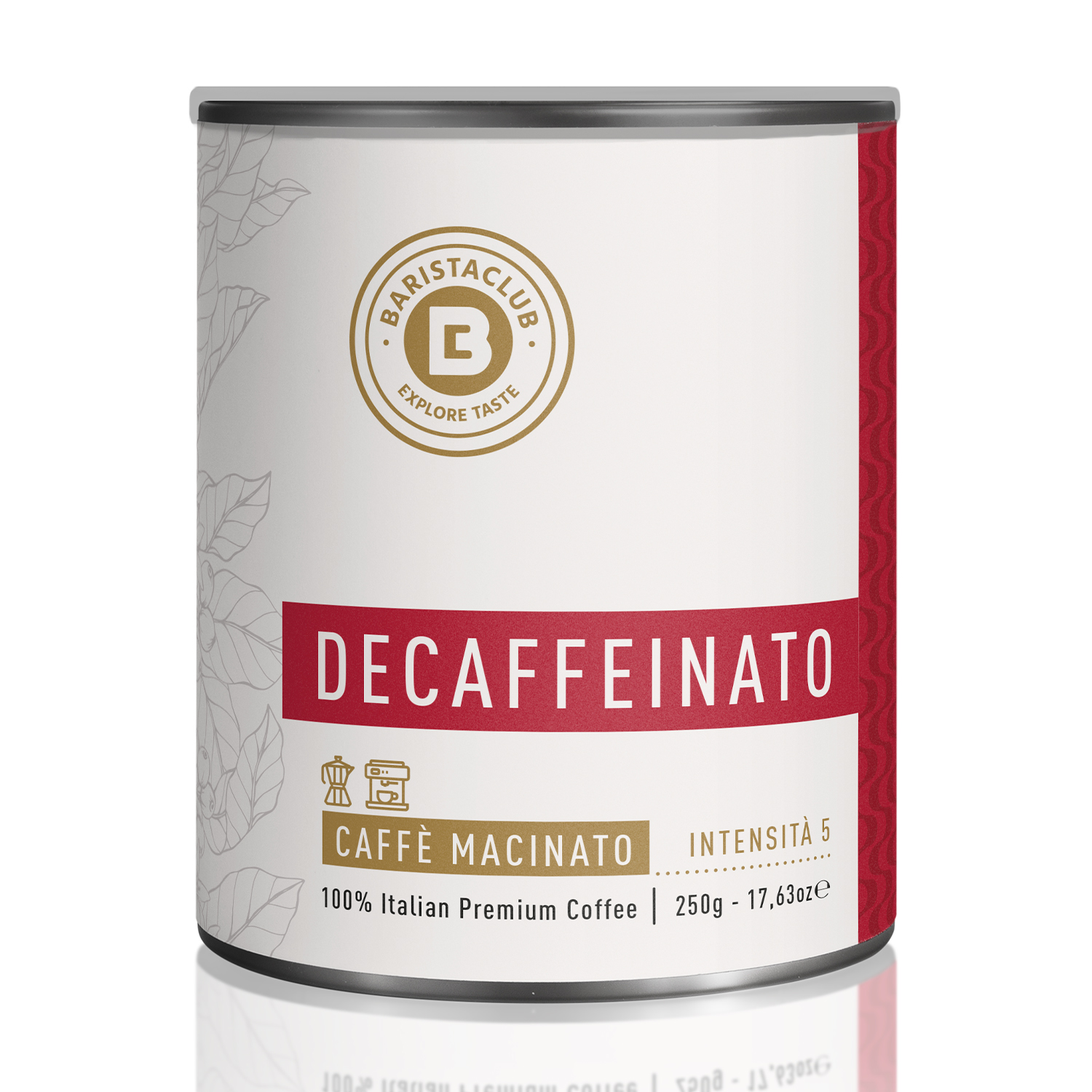 BARISTA CLUB Caffè in polvere DECA MACINATO 250G , Macchine Nespresso ad uso domestico, 0,25 kg