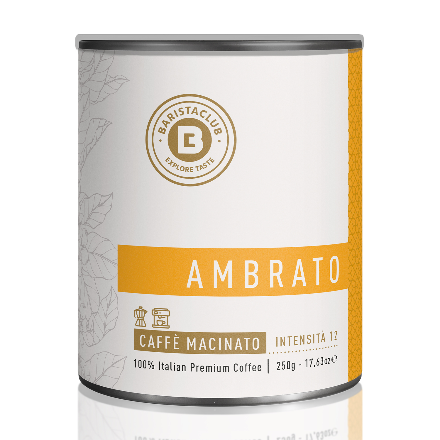 Barista Club Caffè macinato Ambrato Ambrato Macinato 250G , 0,25 kg