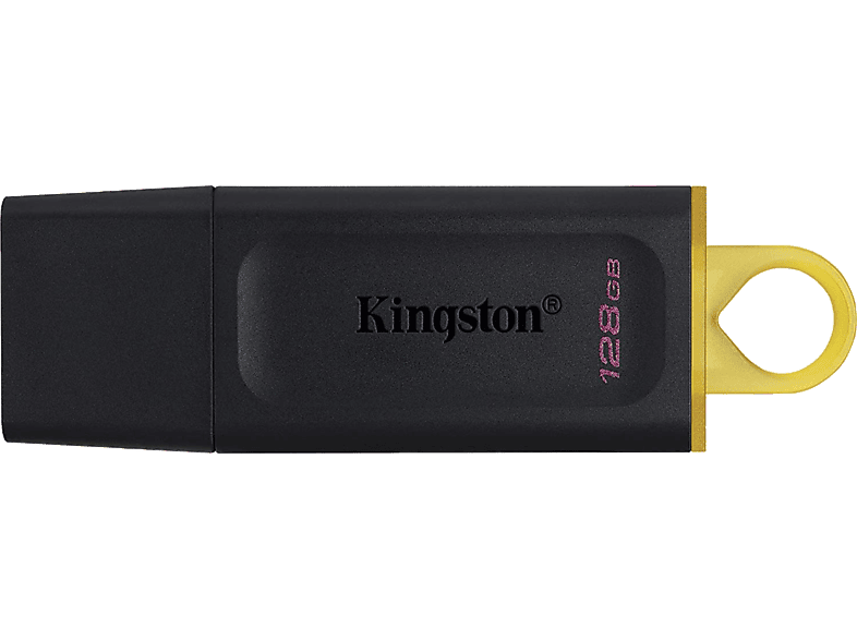 KINGSTON DataTraveler Exodia USB 3.2 Gen1 Pendrive, 128GB, fekete-sárga (DTX/128GB)