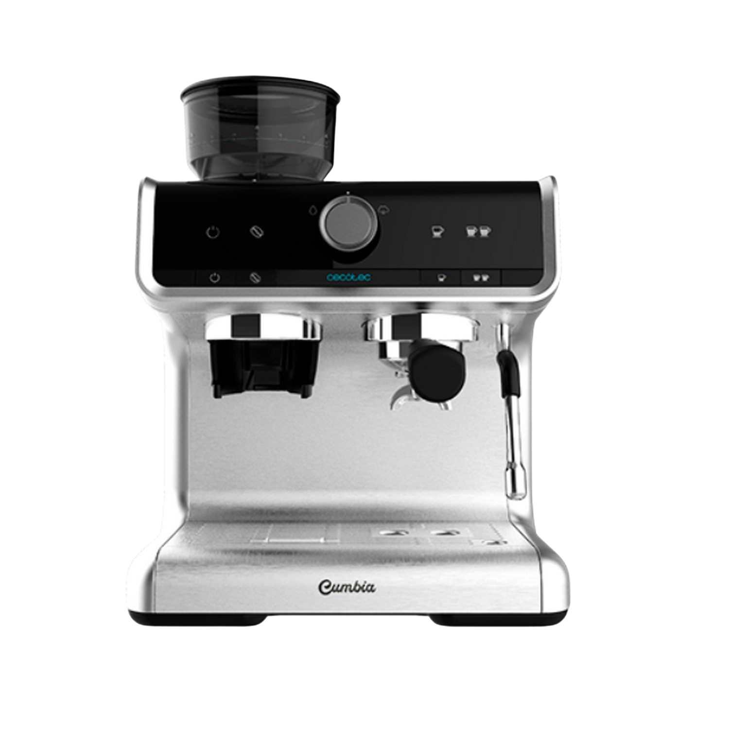 Cafetera Espresso Power 20 barista cream cecotec express con brazo doble salida 1550 w en grano 250g molinillo 30 niveles thermoblock 25 2