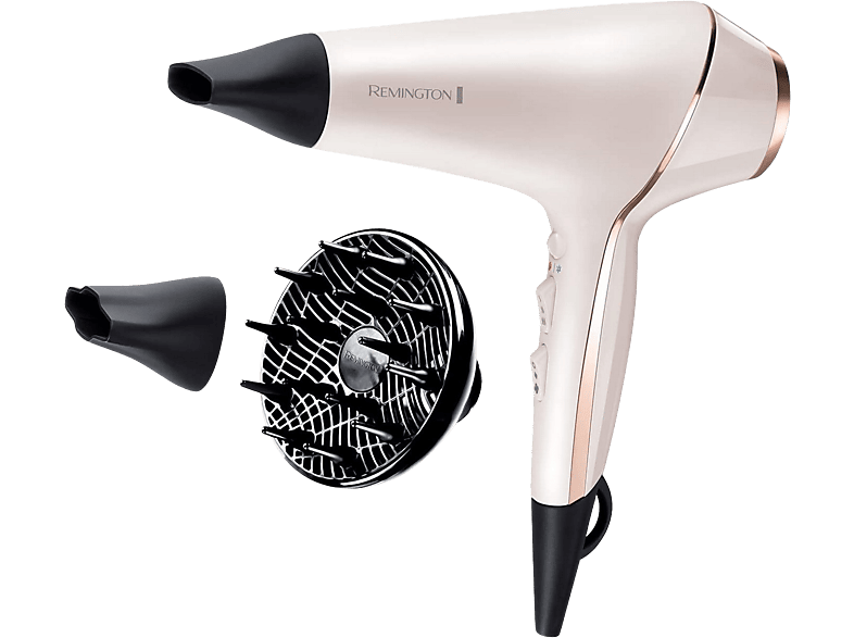 Secador - Remington Pro Luxe AC9140, Con Difusor, Ionizador, 2400 W, 2 niveles