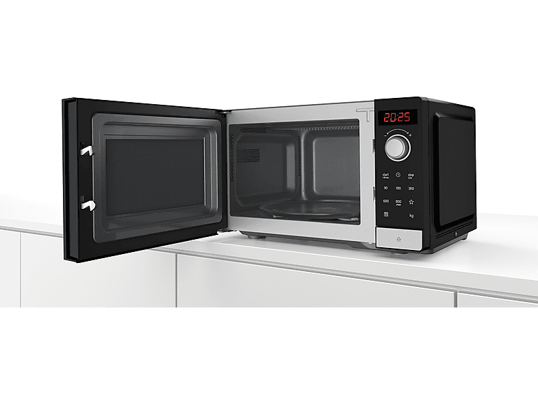 Bosch FFL023MS2 Mikrowelle (800 Watt, Freistehend, 20 l, Schwarz) — Foto 4 von 5
