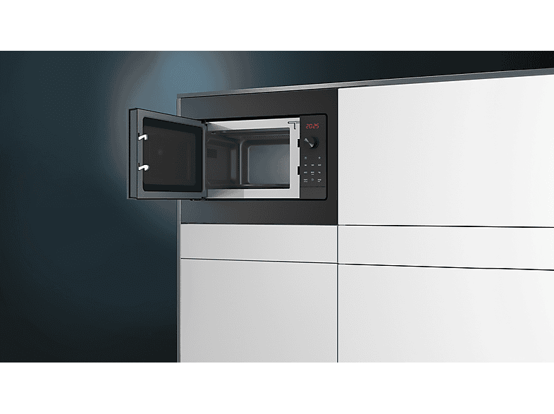 Siemens BF523LMB3 Mikrowelle (800 Watt, Einbaugerät, 20 l, Schwarz) — Foto 3 von 5