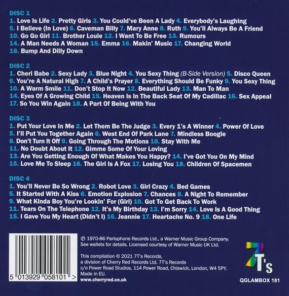 Hot Chocolate - The RAK Singles (4CD Box Set)  - (CD)