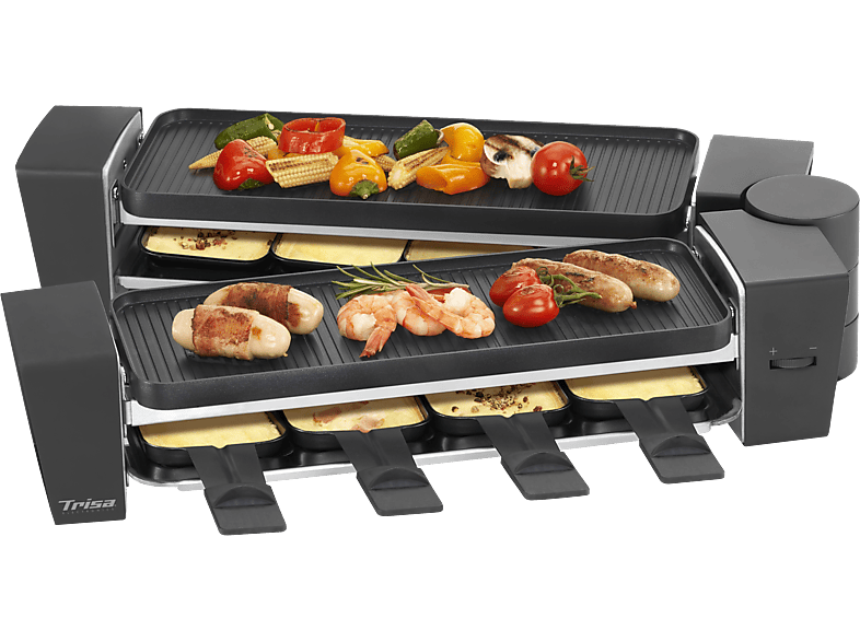 TRISA 7617.4245 Raclette & Brunch - Raclettegrill (Schwarz)