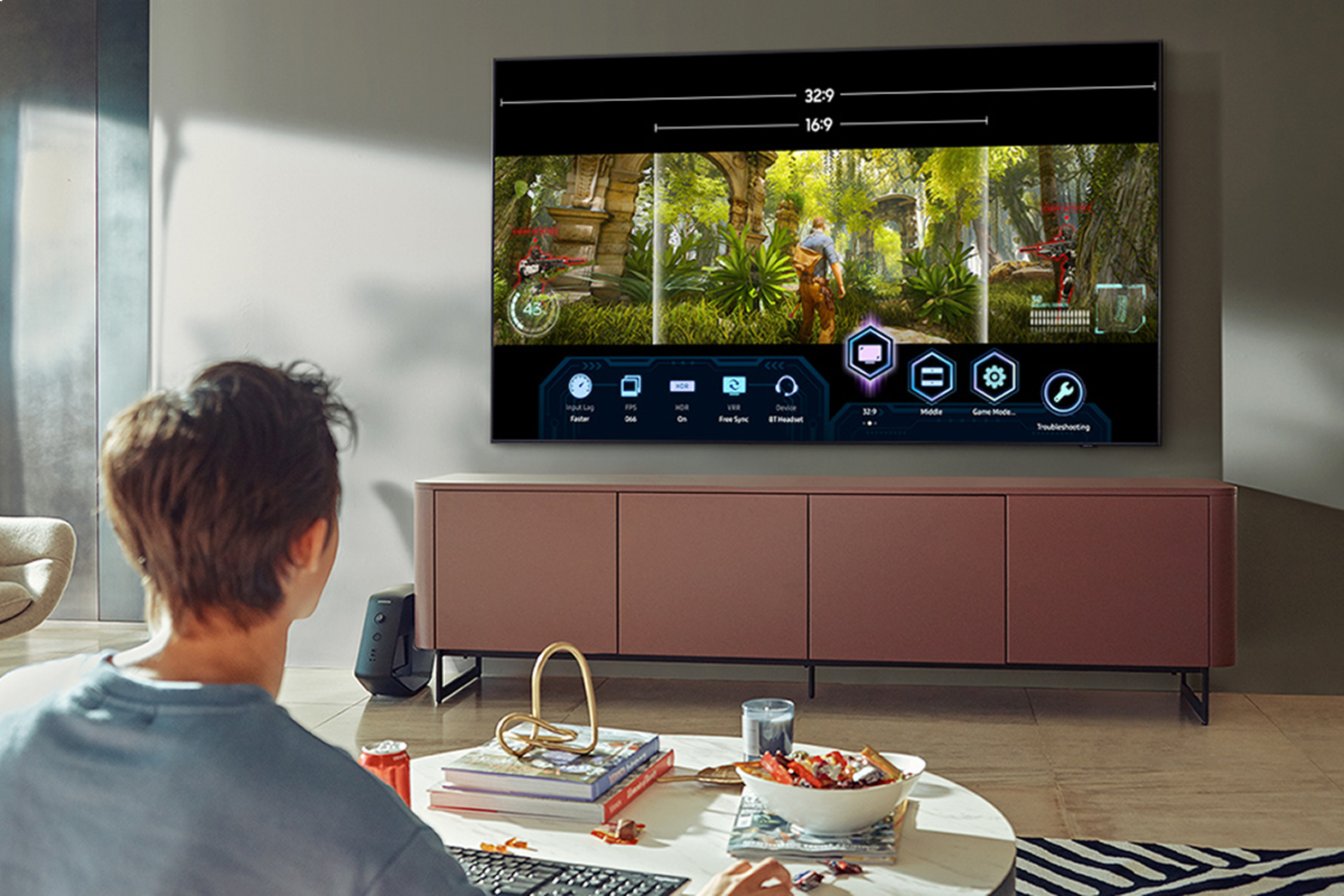 TV QLED 65" - Samsung 65Q70AATXXC, QLED 4K, Quantum 4K, Smart TV, DVB-T2 (H.265), Negro 