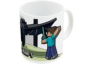 JOOJEE Minecraft: Alex, Steve & Dragon - Tasse (Mehrfarbig)
