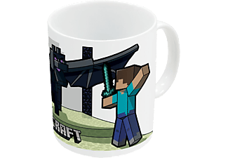 JOOJEE Minecraft: Alex, Steve & Dragon - Tazza (Multicolore)