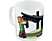 JOOJEE Minecraft: Alex, Steve & Dragon - Tasse (Mehrfarbig)