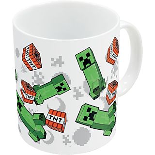 JOOJEE Minecraft: Creeper & TNT - Tasse (Mehrfarbig)