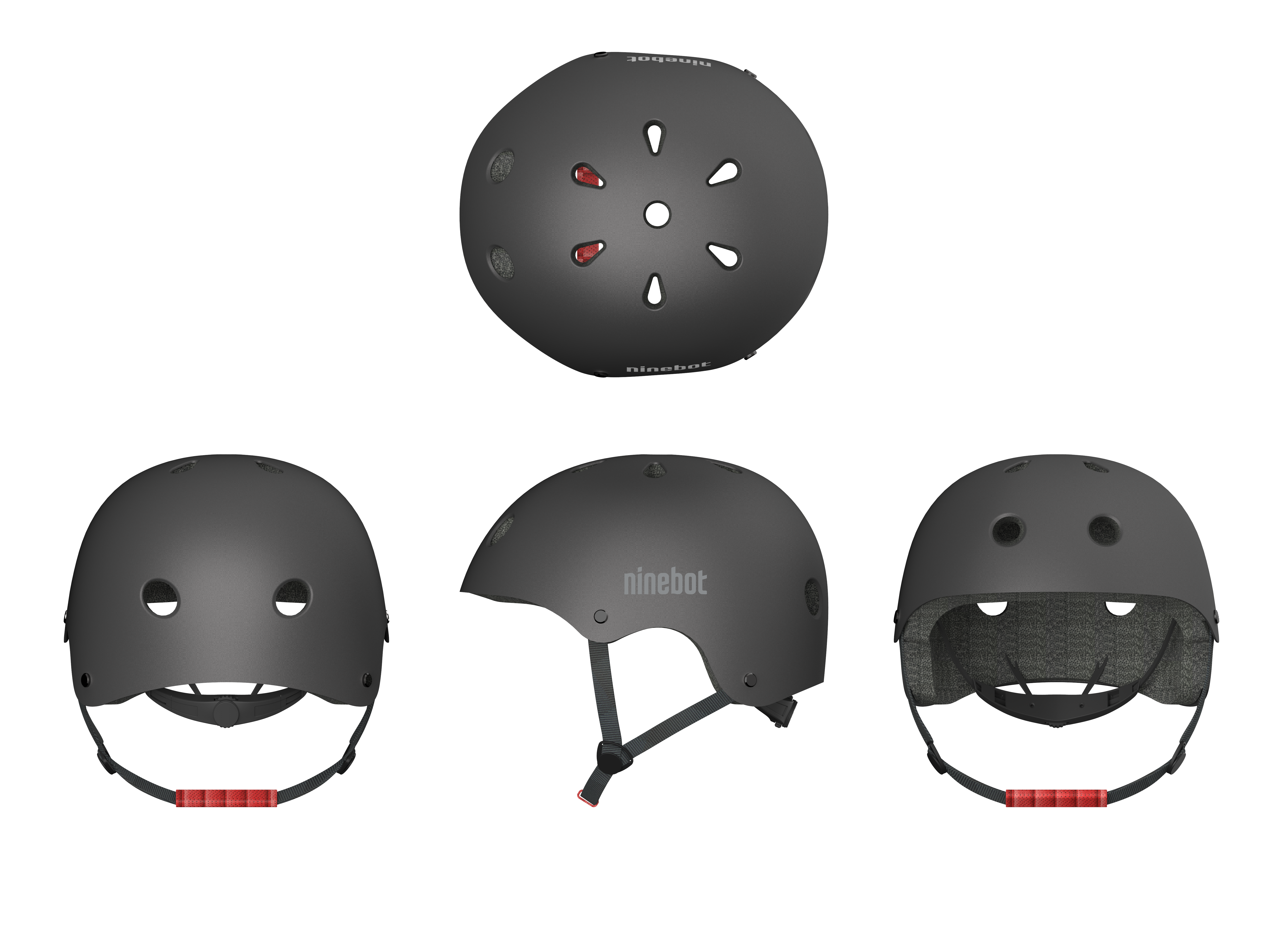 Schwarz) 3802-510 (Helm, NINEBOT 54-60 cm,