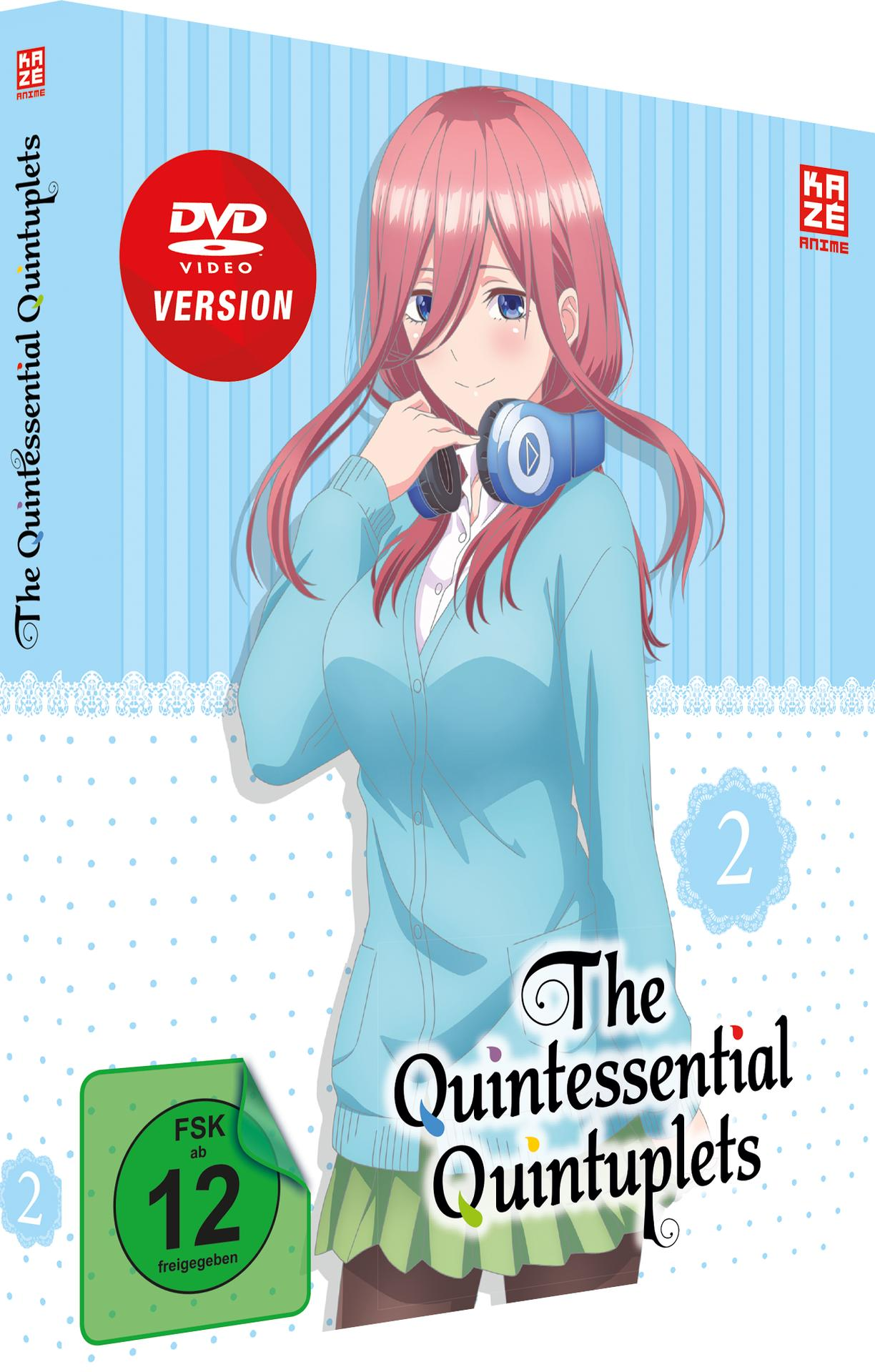 DVD-Cover eines Animes mit einem Mädchen, das Kopfhörer hält. Text und Logos sind auch drauf.