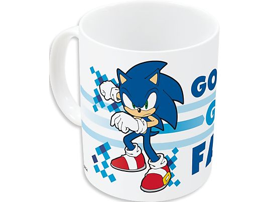 JOOJEE Sonic : Go Fast - Tasse (Multicolore)