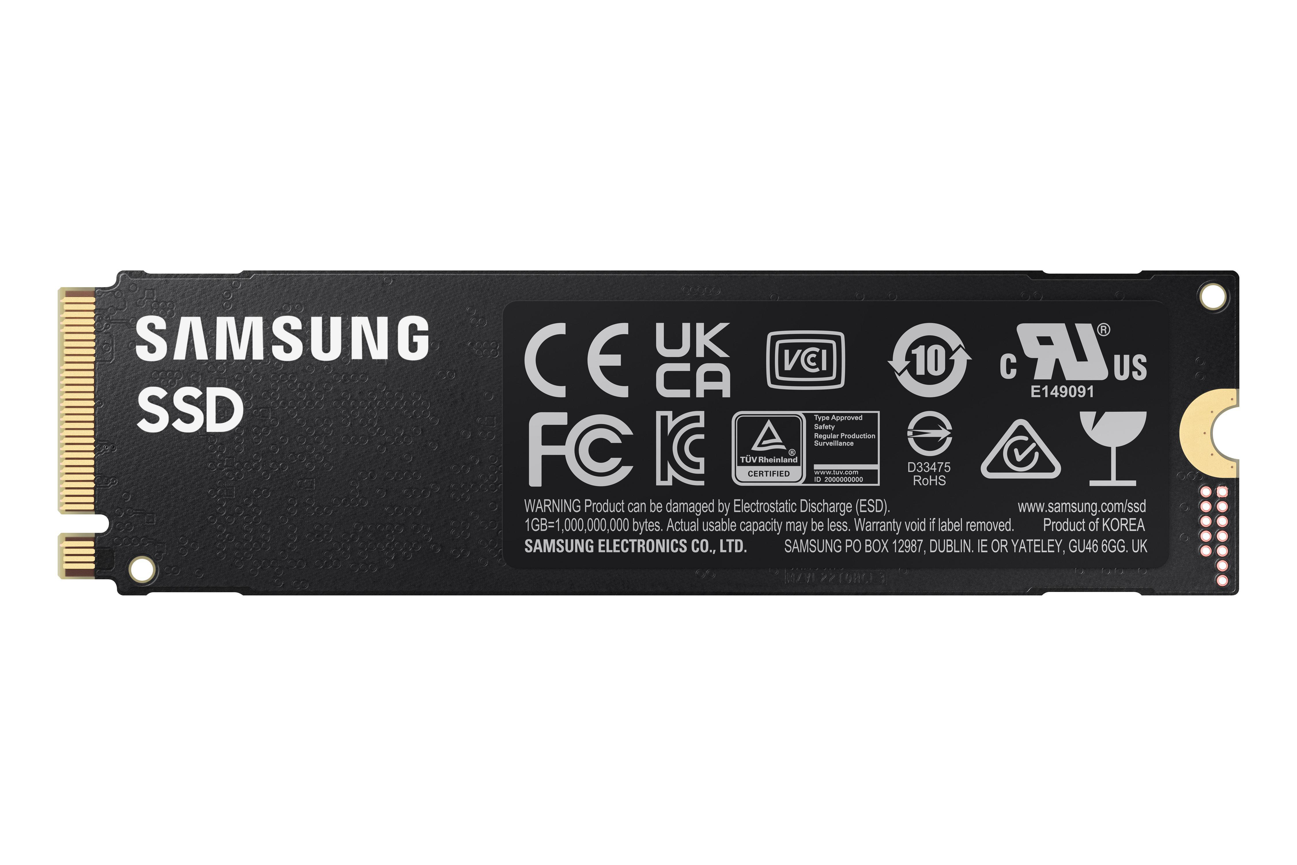 SAMSUNG PCIe 4.0, Playstation 5 kompatibel, Festplatte Retail, 2TB SSD M.2 via NVMe intern, Gaming Festplatte, Schwarz