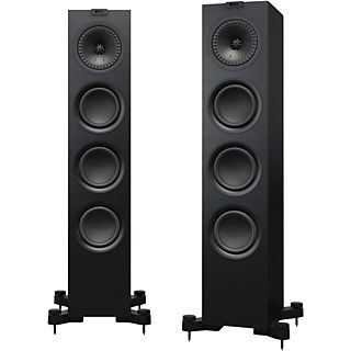 Altavoz de suelo - KEF Q550, Suelo 2.5 vías, Uni-Q 1”-5.25”, Woofer 5.25”, 58Hz-28KHz, Negro