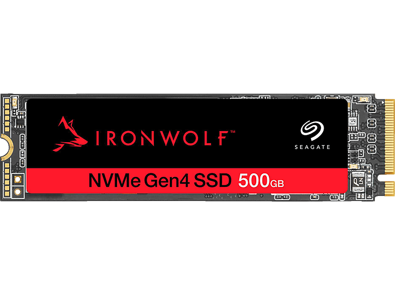 SEAGATE IronWolf 525, PCIe Gen 4, Interne Festplatte, 500 GB SSD M.2 via NVMe, intern