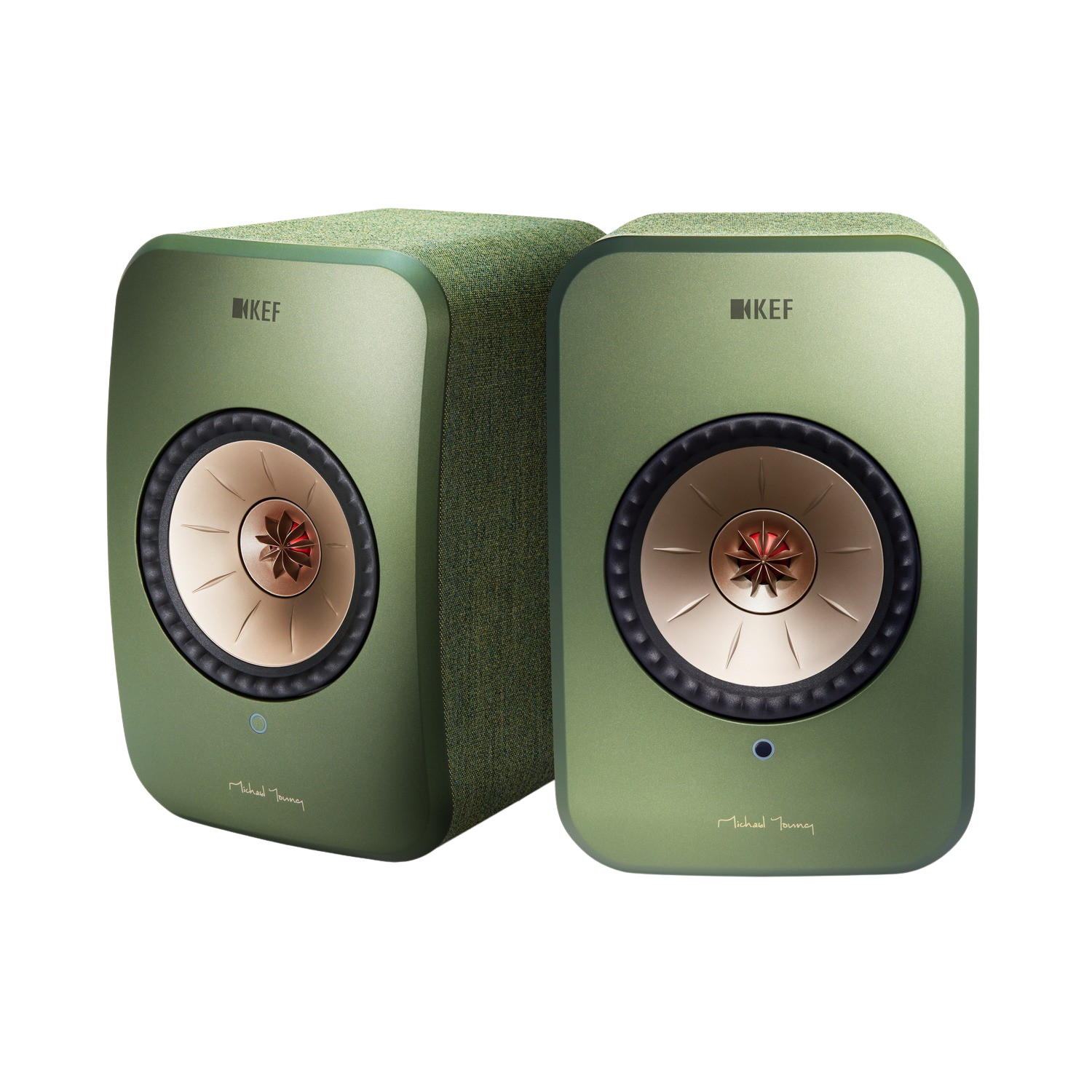 Sistema De Altavoces kef lsx verde wifi 2 unidades altavoz wlan activos con bluetooth multiroom airplay spotify el mejor set 100 59hz28khz ± 3db 1”4” 4.2