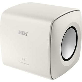 Subwoofer - KEF KC62,  2 x 6.5” drivers, 2x 500 W RMS, Uni-Core Force Cancellation, Blanco Mineral