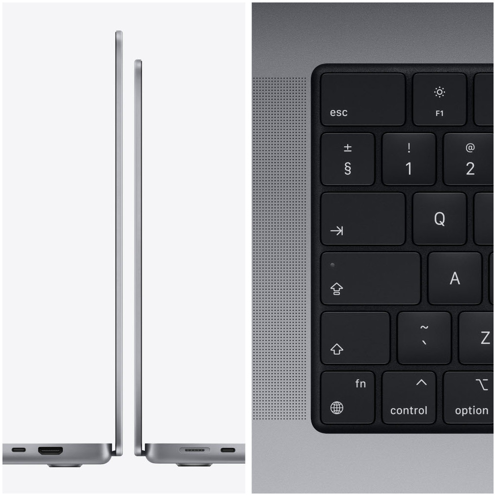 APPLE MacBook Pro 16'' M1 Max 1 TB Space Gray 2021 AZERTY