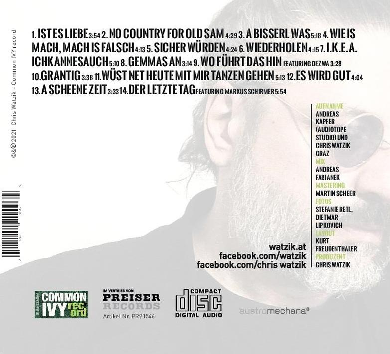 Chris Watzik - Gemmas an [CD]