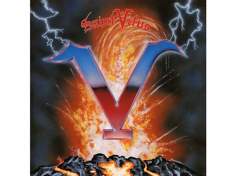 (Vinyl) (Fire Vinyl) Vitus - Saint - Splatter V